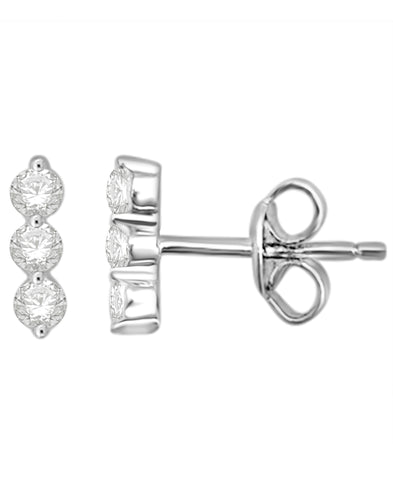 14K Gold 0.15 Cttw Diamond Single Stud Earring