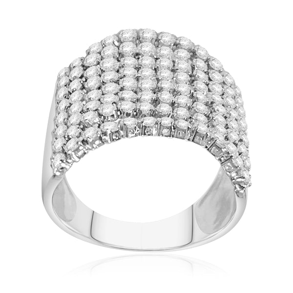 1.50 cttw Lab Grown Diamond Ring, 14K White Gold